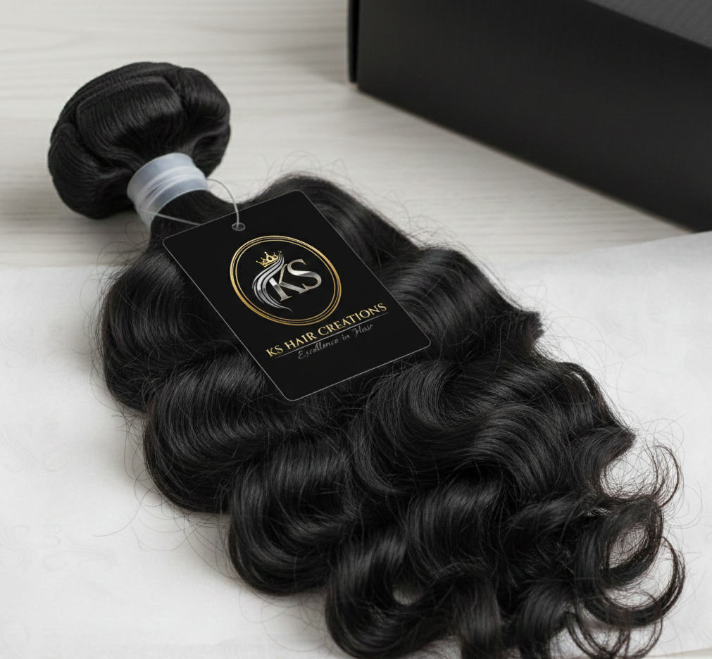 Virgin Natural Black Curly Hair Extentions